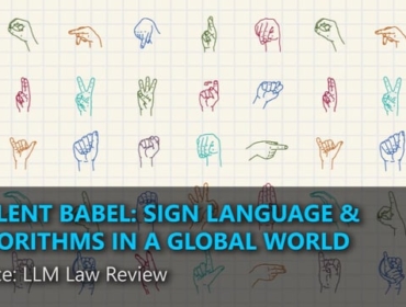 A silent babel: sign language & algorithms in a global world